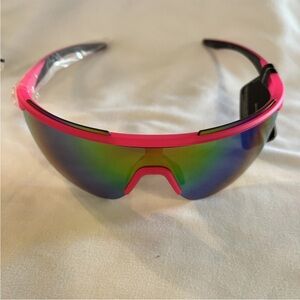 Rawlings Pink Sports Sunglasses with Mirrored Lenses